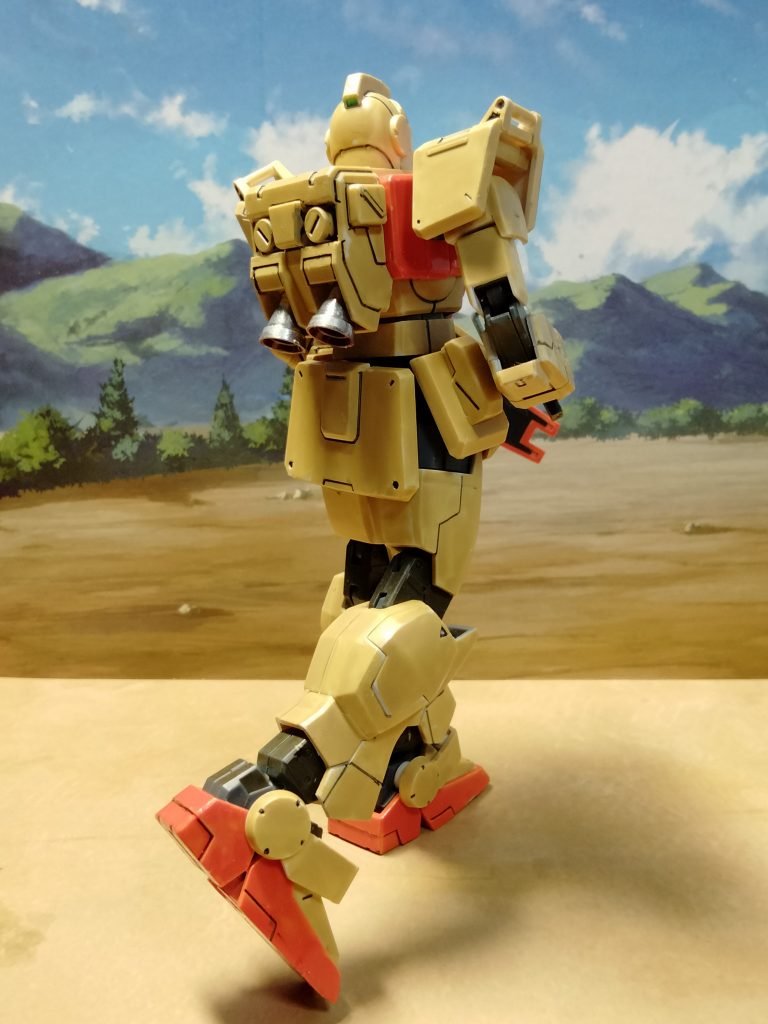 哨戒中の後ろ姿蛇足になると思ってデティールアップは今回やめときました。