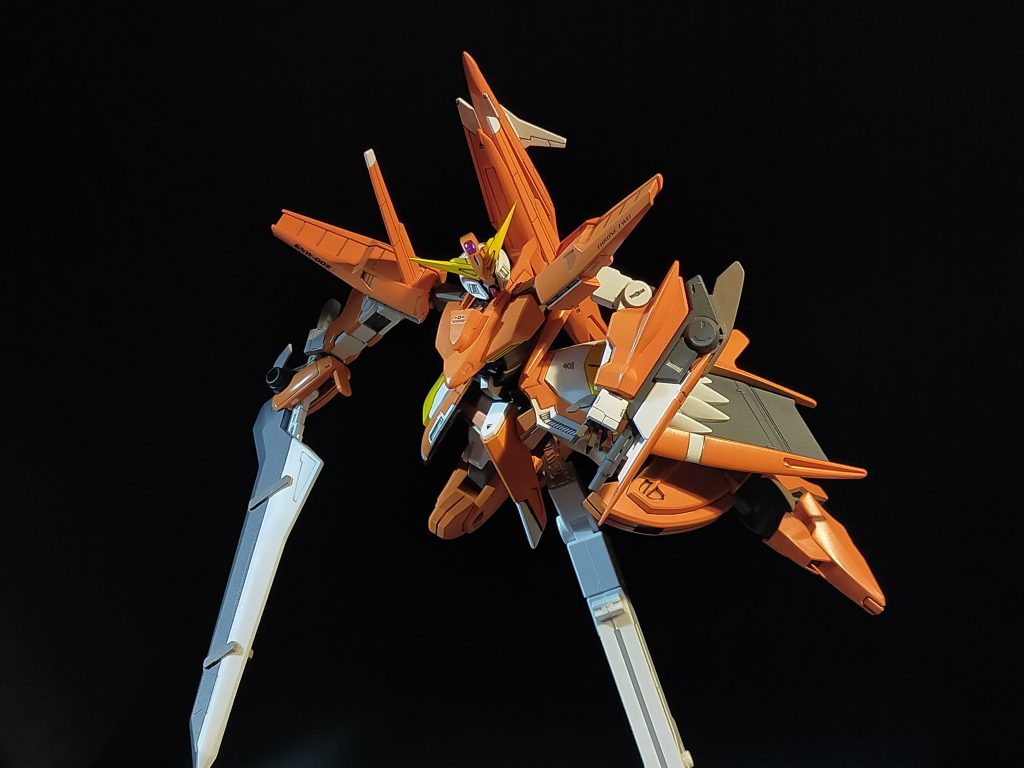 かなり明るめのオレンジにしてみました。使用カラーはマンダリンオレンジ。