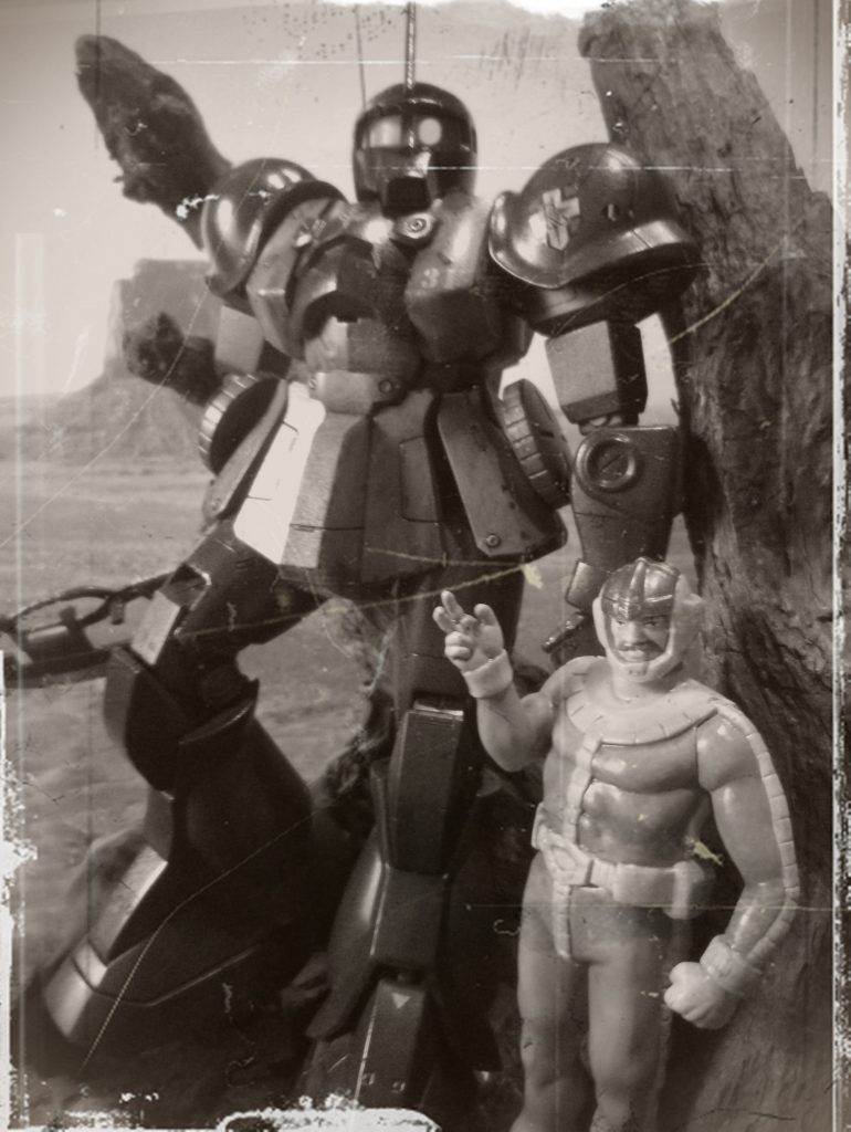 戦場写真風にセピア色で・…(笑)