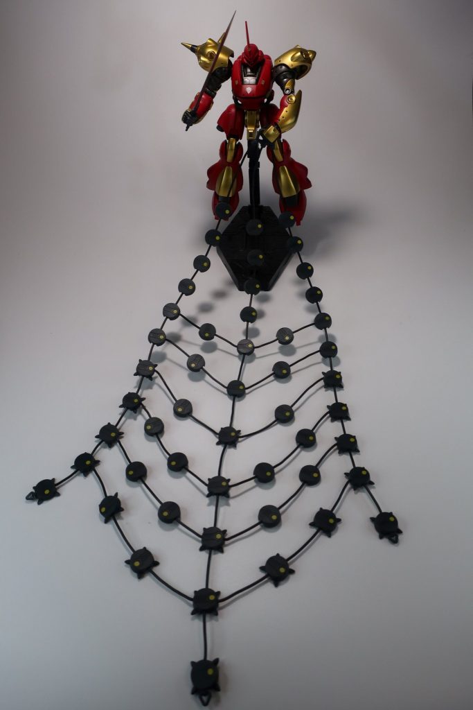 ネットマインはチェーンマイン4本をかき集めて組み上げました。マインは51個あります。