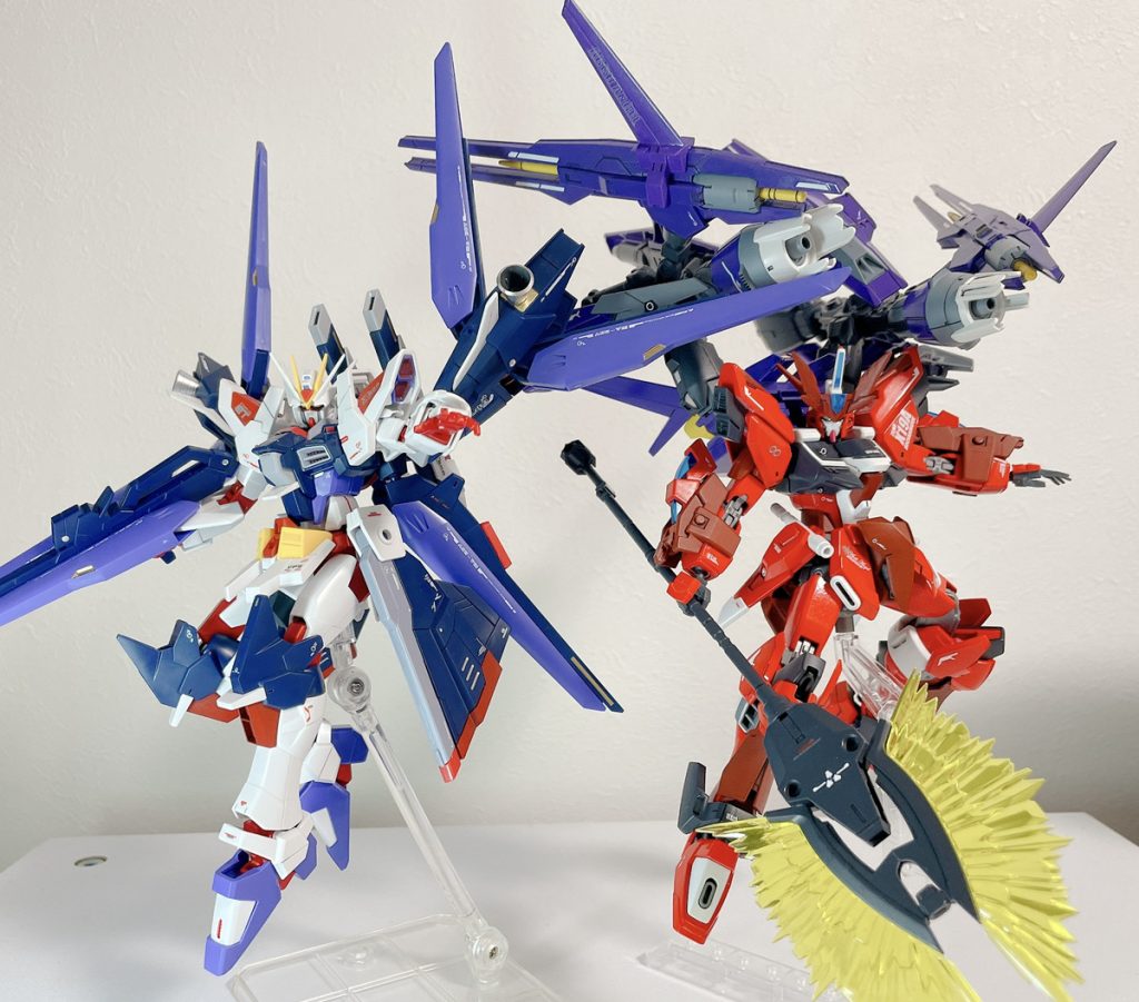 これがやりたかった・・・!!アメイジングストライクフリーダムとの2ショット写真!!!アメストの迫力の負けない仕上がりになったと思います!