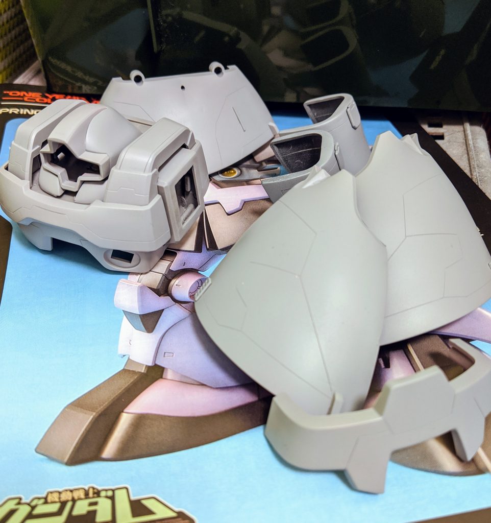 スジボリ完了後のサフ