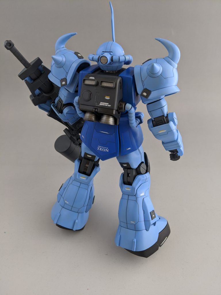 MGグフカスタム塗装完成品–4枚目/制作者：kenshira0123