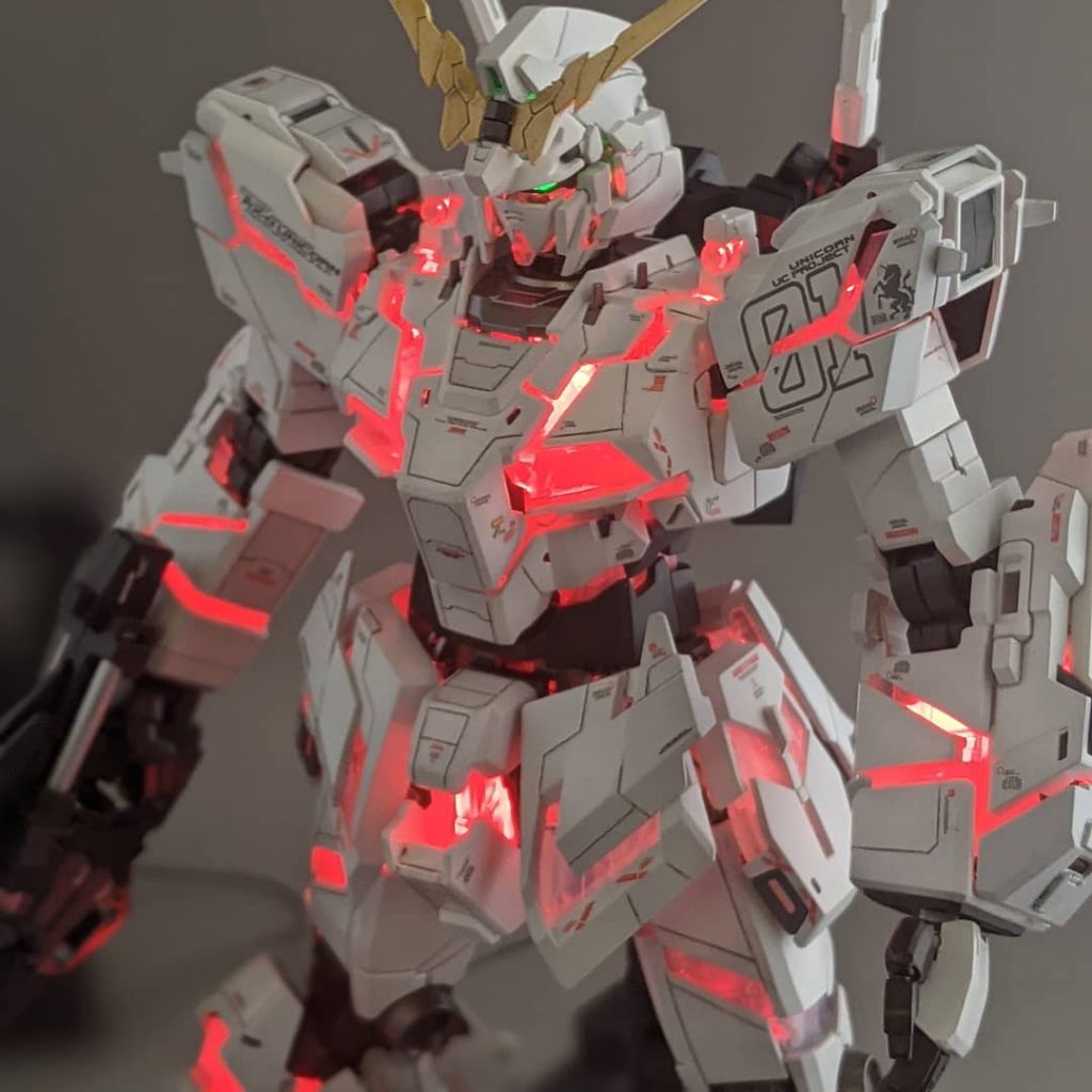 MGEXユニコーンガンダム完成品–2枚目/制作者：kenshira0123