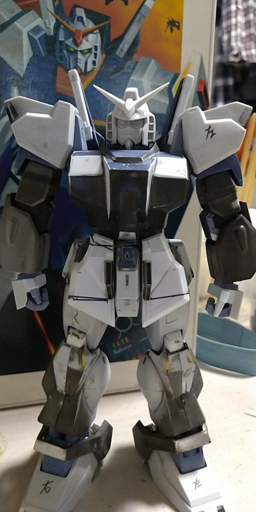 ハンドパーツはつかわず、キット作り直し。全体的に終盤の図
