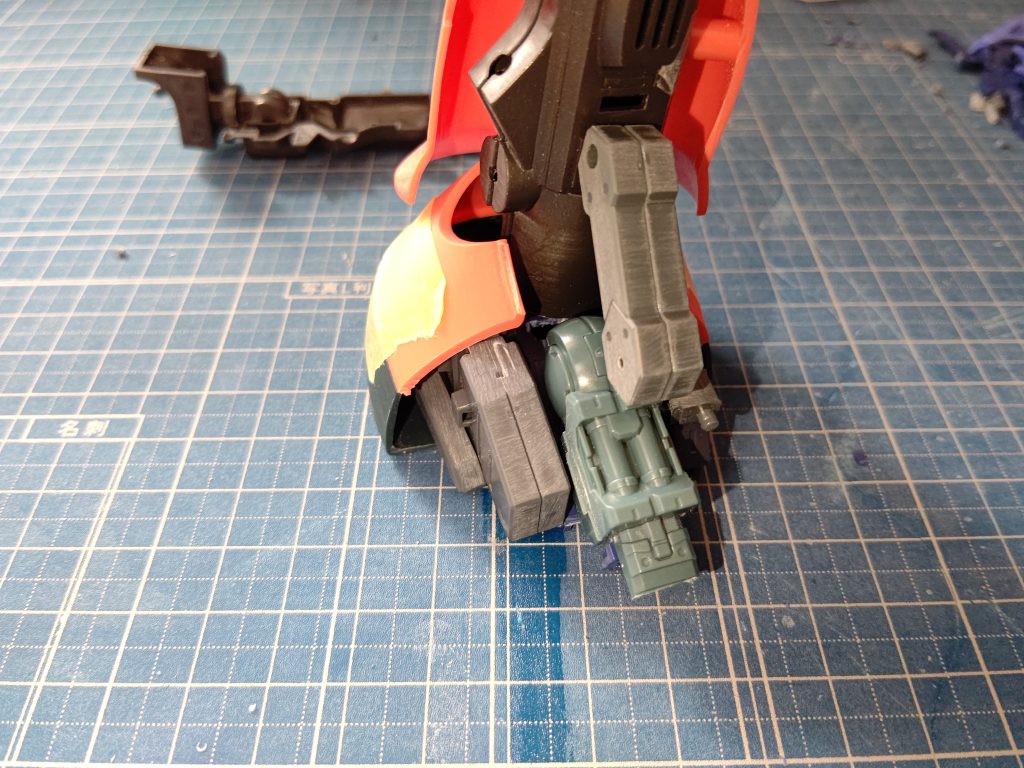 右足(スリッパ)内部構造