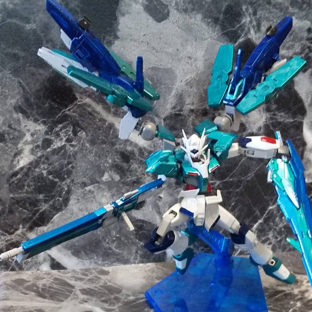 ライフル&ソード決めポーズ。