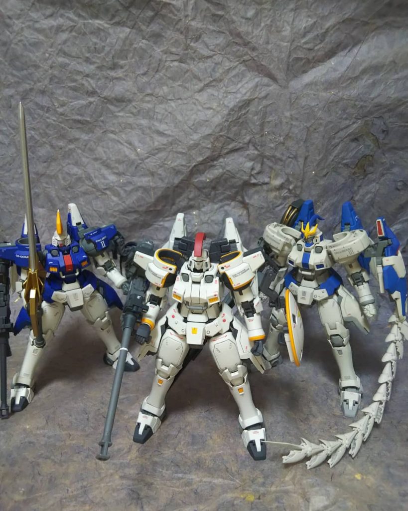 MGトールギス3体揃い踏み