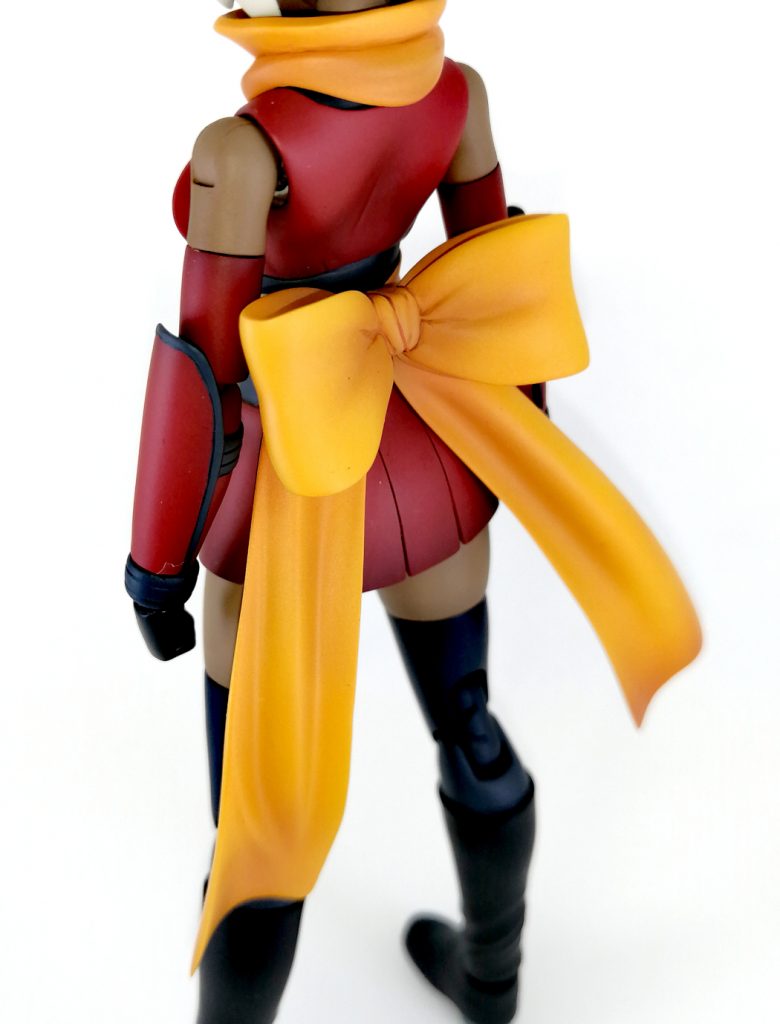 女の子プラモはメカ系と違って表面処理等を怠けると一気に台無しになってしまうので相当気を遣いました。デコボコした肌じゃ可愛さも半減してしまいますからね。