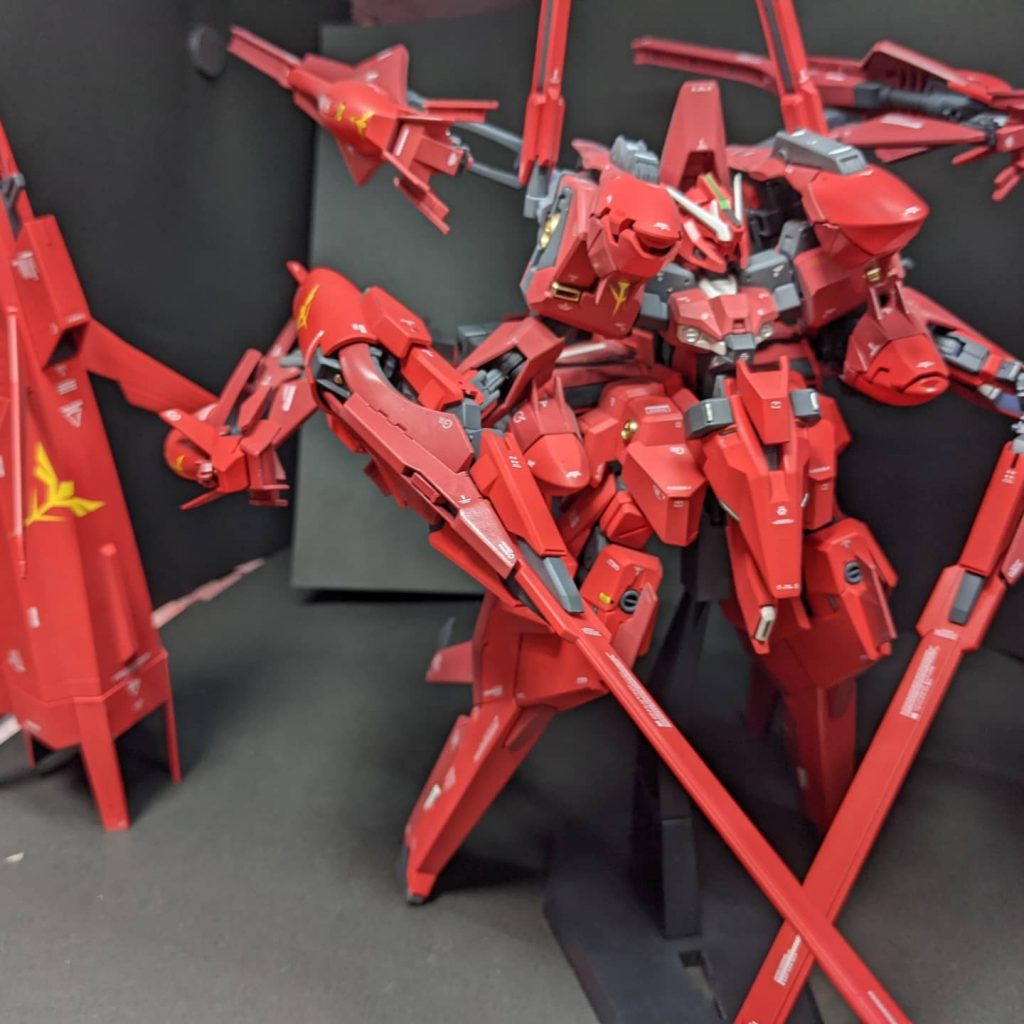 ハイゼンスレイii・ラー クルーザー巡航形態　シャア専用カラー–3枚目/制作者：ラシュバ