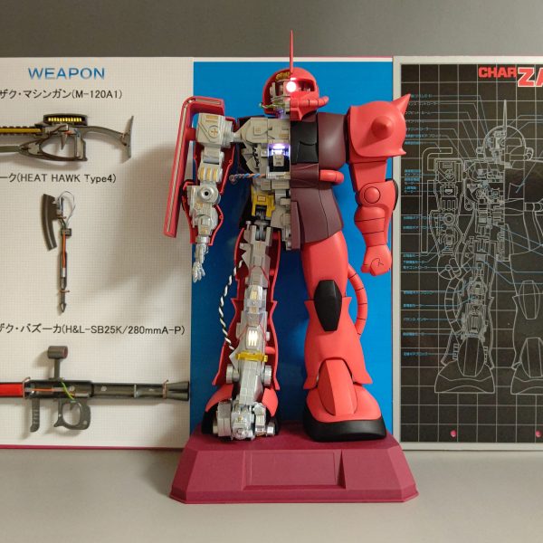 1/72 メカニックモデル・シャア専用ザク｜滝 由佳理さんの