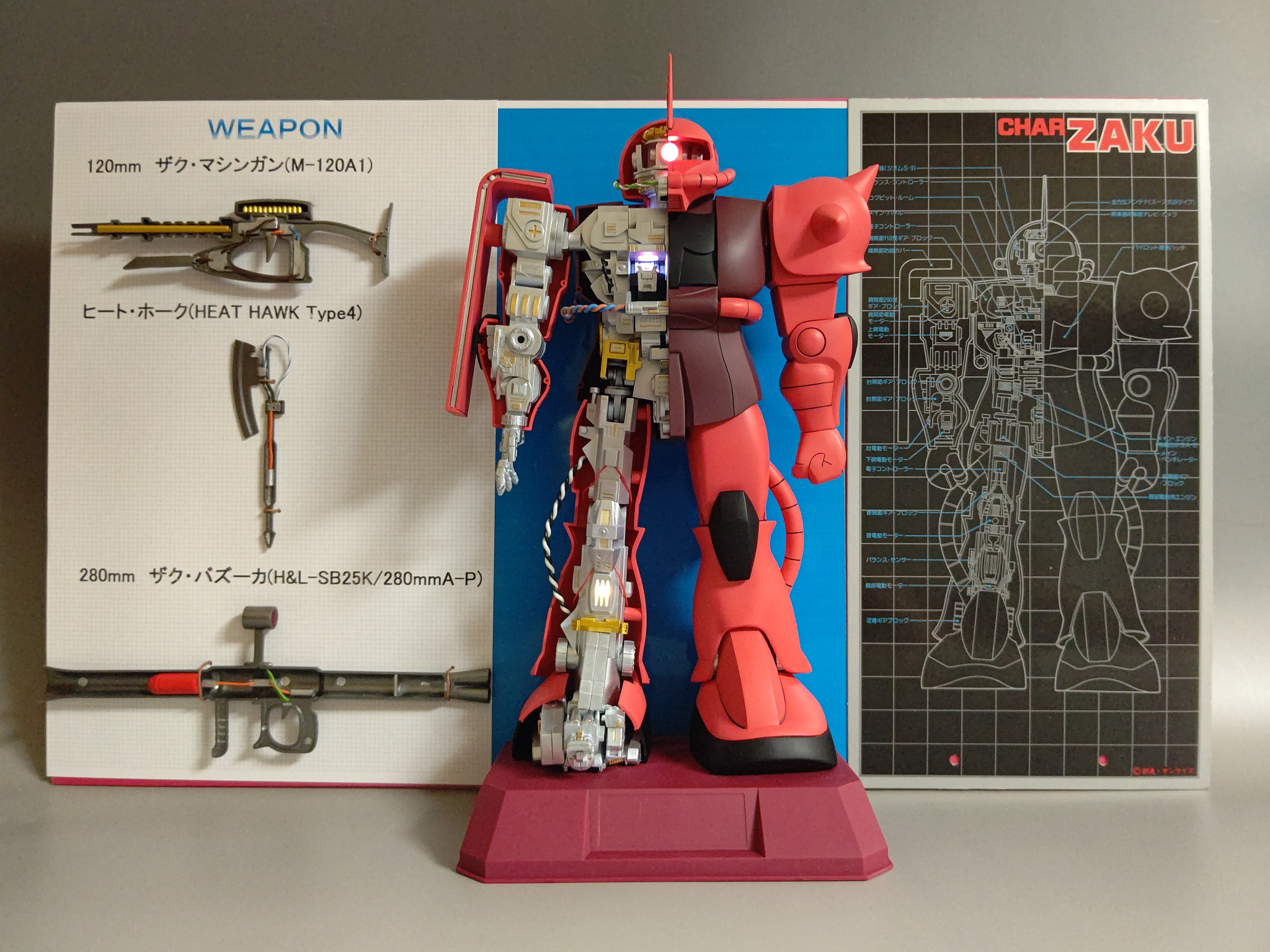 1 72 メカニックモデル シャア専用ザク 由佳理 ガンプラ工房さんのガンプラ作品 Gunsta ガンスタ