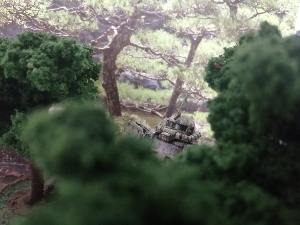 MS-06 ザクⅡ　ジオラマ–3枚目/制作者：Green Comet