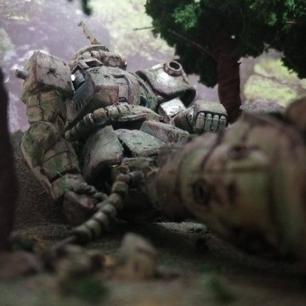 MS-06 ザクⅡ　ジオラマ