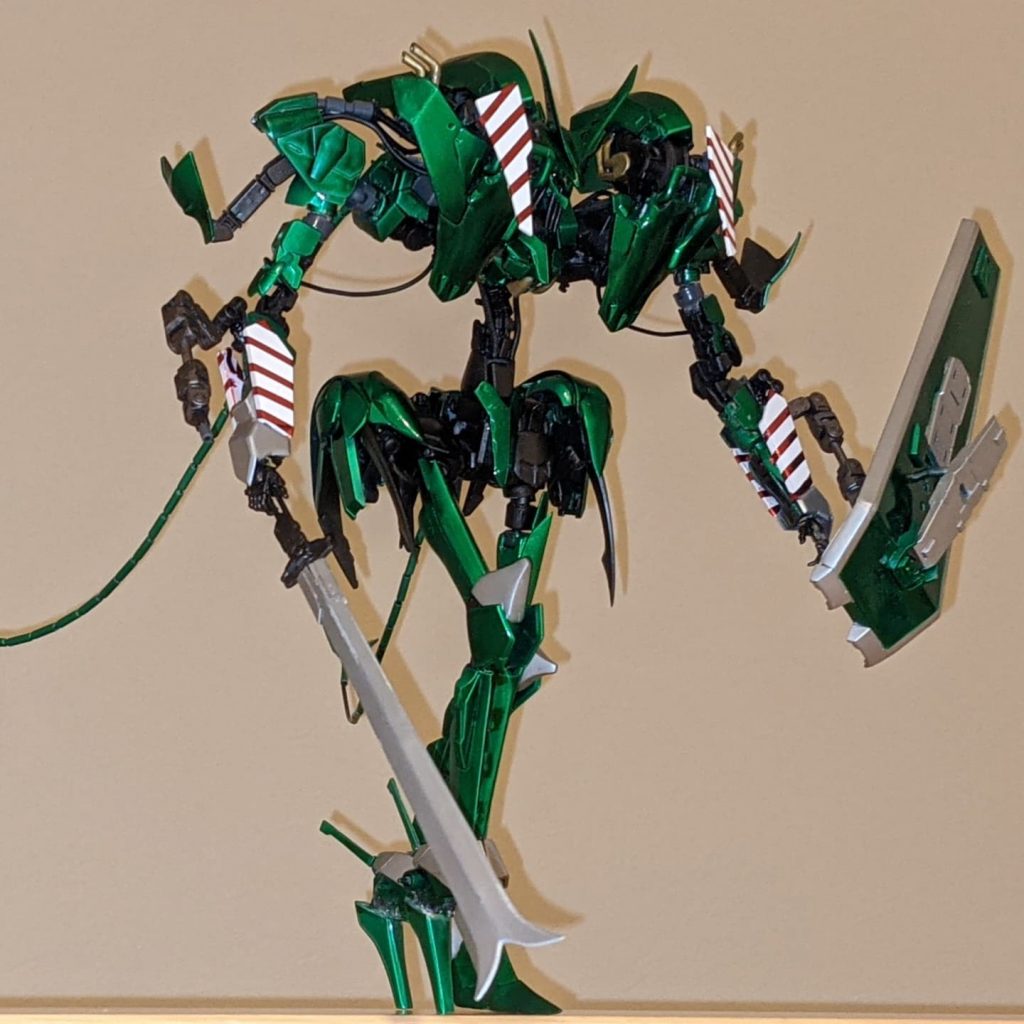 鉄血MH参号機　The jagd mirage green left 