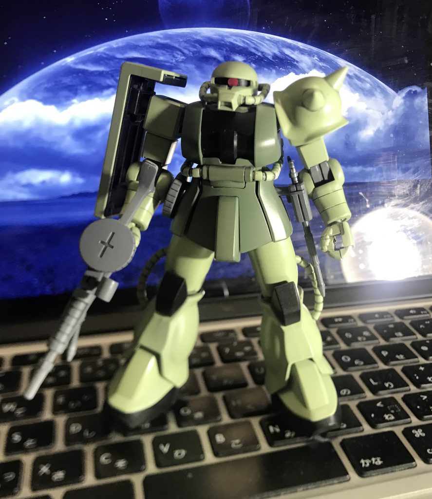 　hguc ザク–2枚目/制作者：sakuradamonkiti