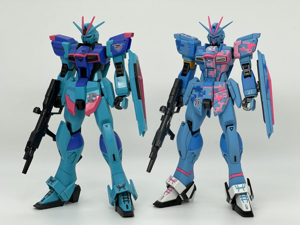 元キットのパチ組みと比較してみました。