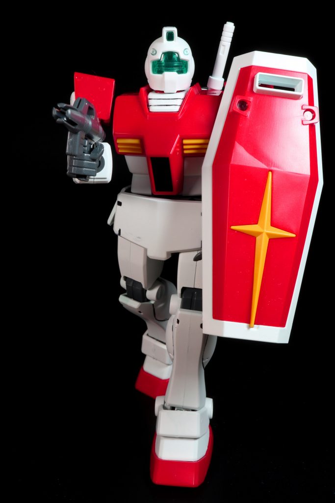 オプションパーツ装備前のジム君GM/GMみたいなスタイリッシュ系もかっこいいですが、やはりこの頼りなさげな雰囲気こそ