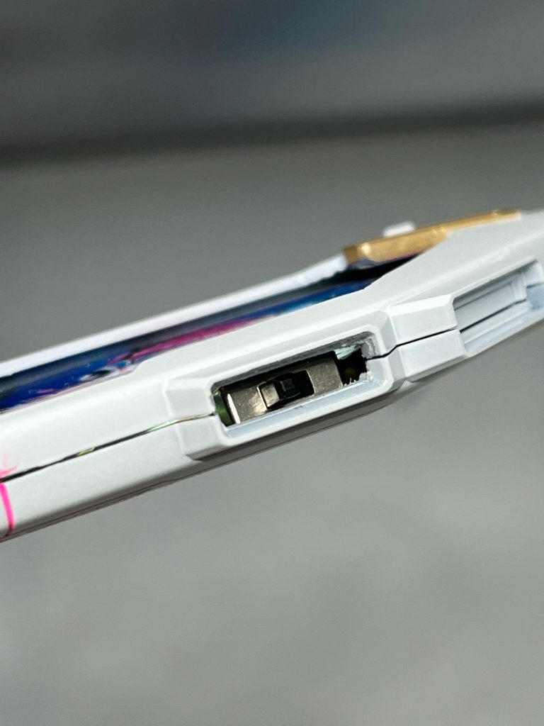 電飾のスイッチは目立たないところにこっそりと。