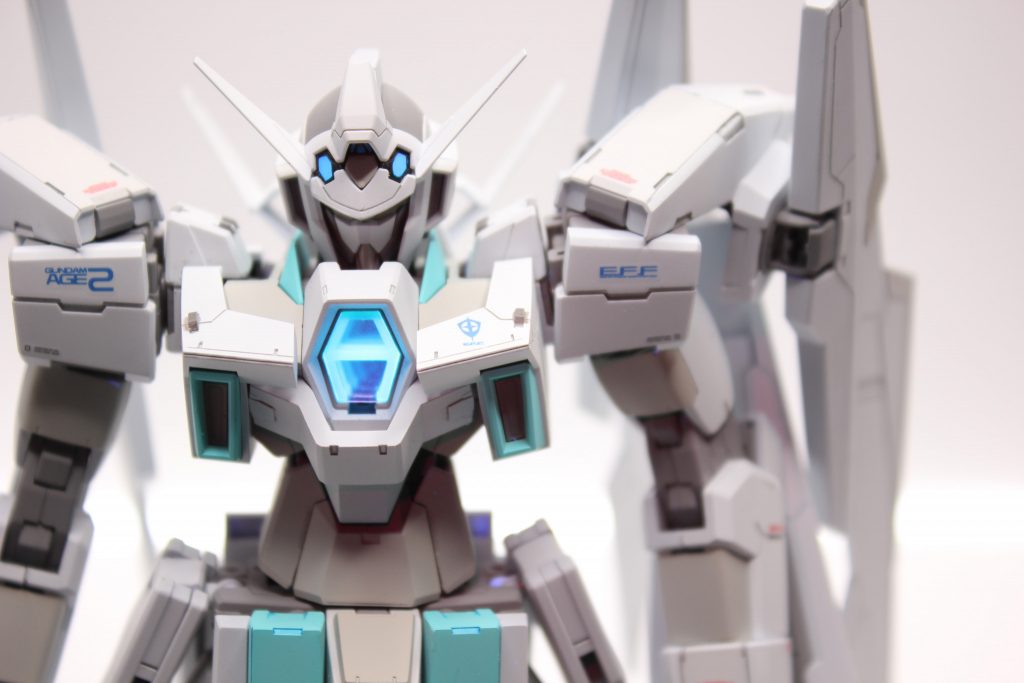 正面から見る発光ギミック