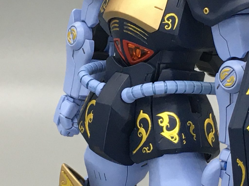 1/144でマクベ専用グフを制作(ネイルシールを使ってます。)–5枚目/制作者:タンガンク