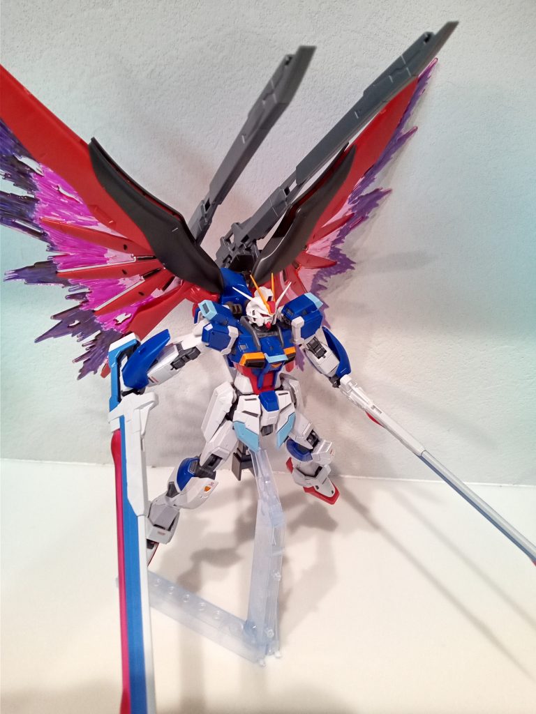 延伸式ロングビームライフル砲ダブルオースカイのビームライフルベースにロングライフルパーツを接続し長距離ビーム砲に