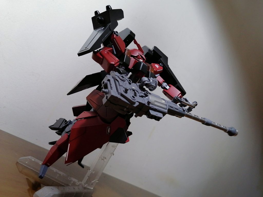And yes I am aware the rifle the Reben Wolf MPs used was a Zudah anti shop rifle but I thought why use an old semi OYW, so I used a Kotobukiya MSG weapon set