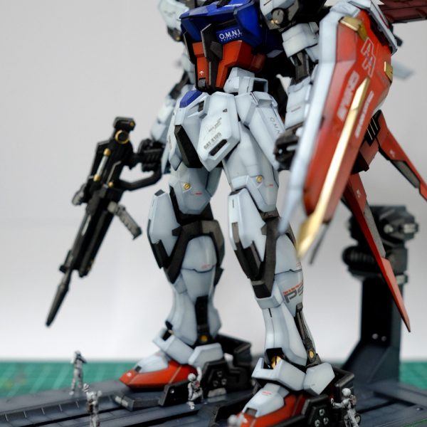 エールストライク出撃準備