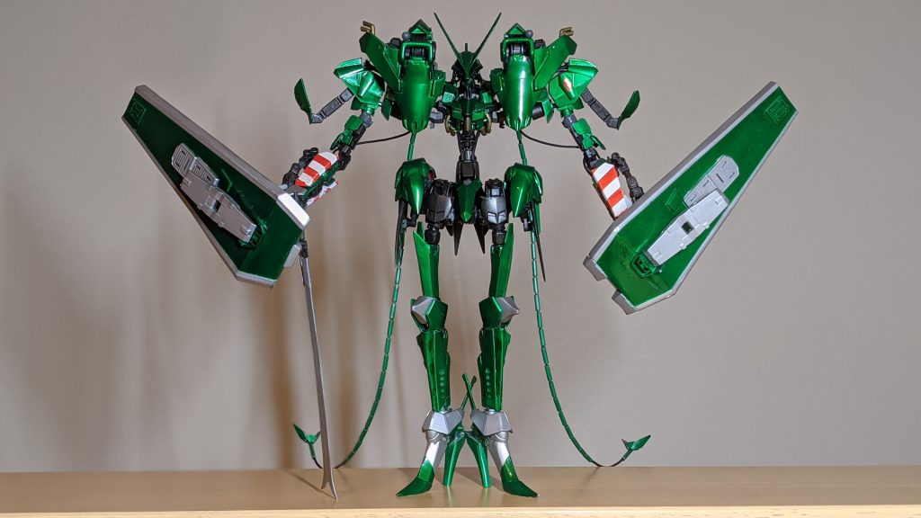 こんなバランスでもしっかり自立します