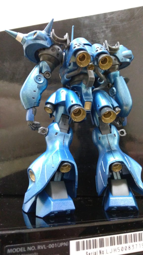 バーニアは筆塗り頑張ってみました