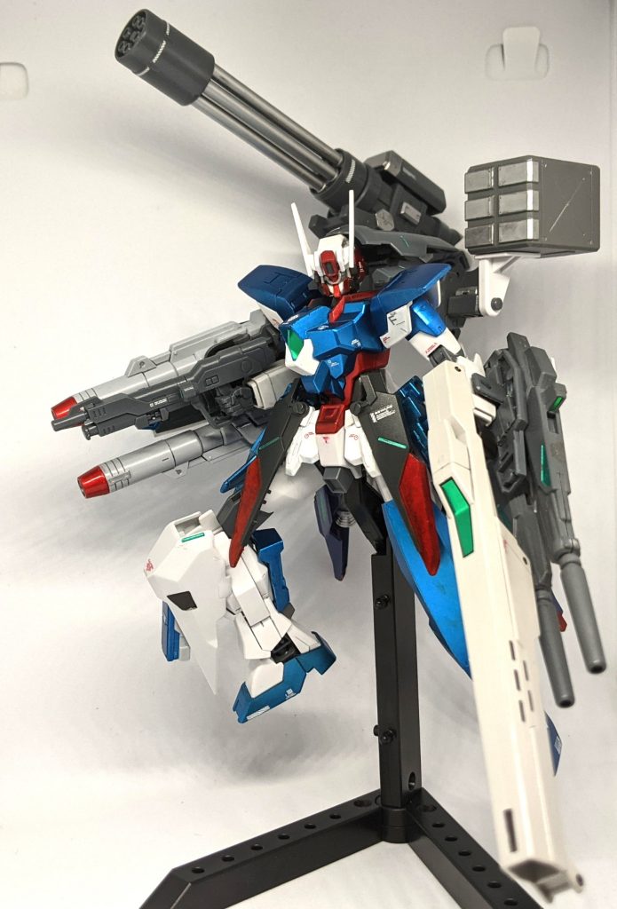 以上、AGE-F（フェイク）でした。色々と荒削りな完成度になってますが個人的には満足な見た目に仕上げられたと思います。