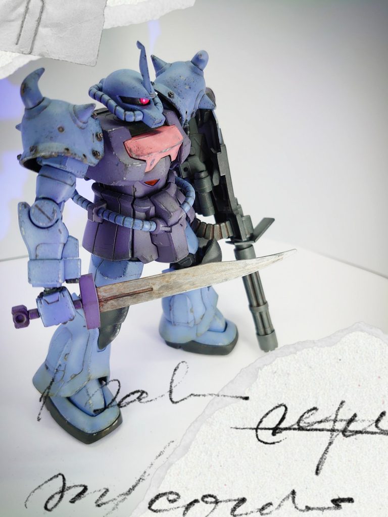 ちょっとオシャレぽく✨ガトリングもカッコいいし、本当に楽しいキットでまた作りたいと思いました!