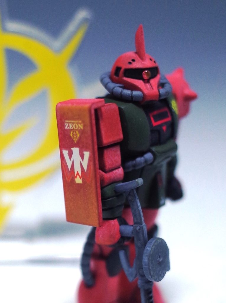 　1/288 ザクⅡ(ガルマ・ザビ専用機)　–3枚目/制作者：だんくら工房・mk戦車