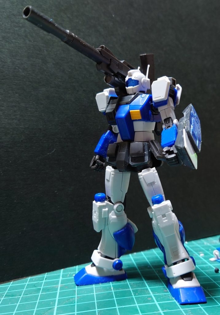 余剰パーツ以外は、プラ材、ノズルのみです。ロケットバズーカとキャノンをミキシングしました。