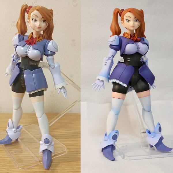 ガンプラHG ハイパーギャン子 改造品 ビルドファイターズ 美少女 