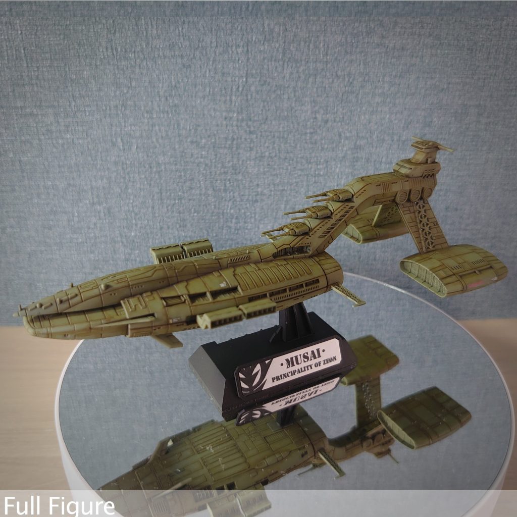 全景約14cm程度の小さいキットですが、ディティールは凄まじく密度凄いです