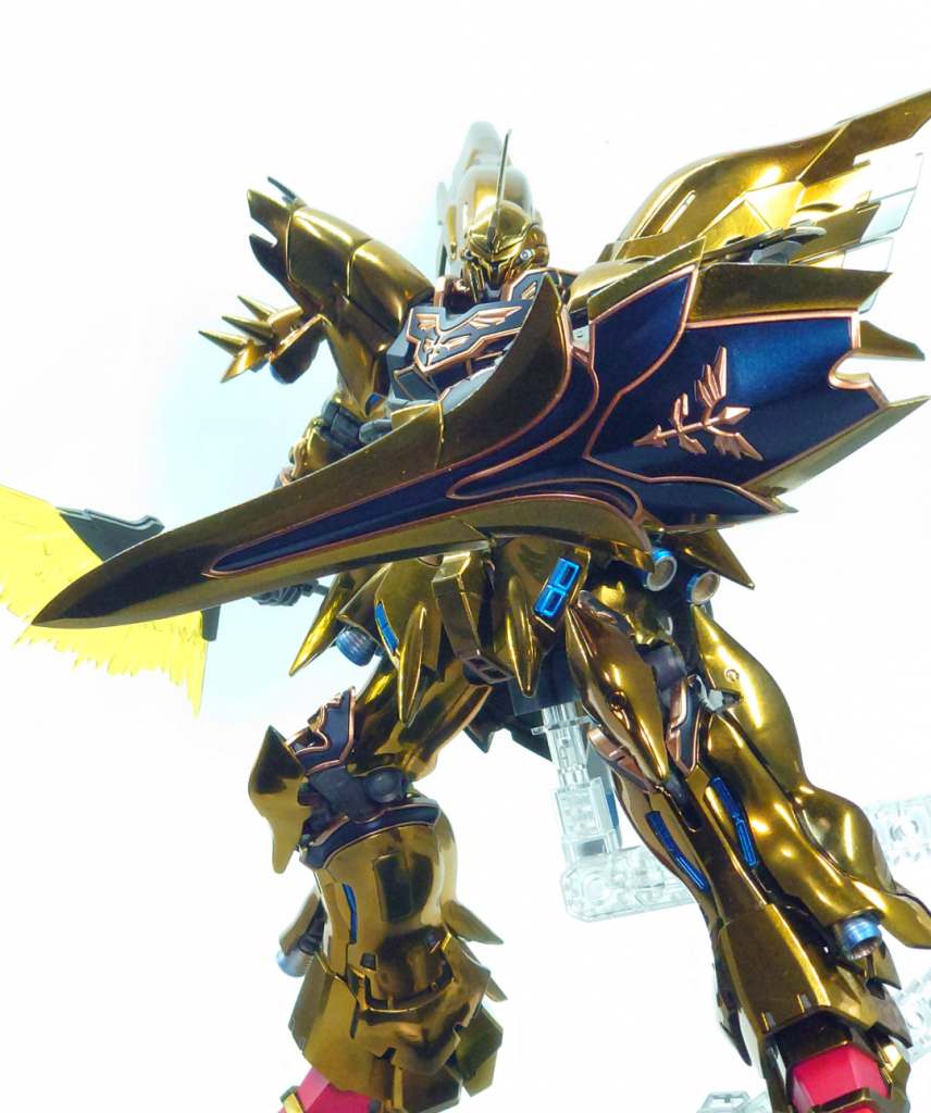 シールドのプリズムブルーブラックだけ光沢で仕上げたかったのでEXクリアを使いました