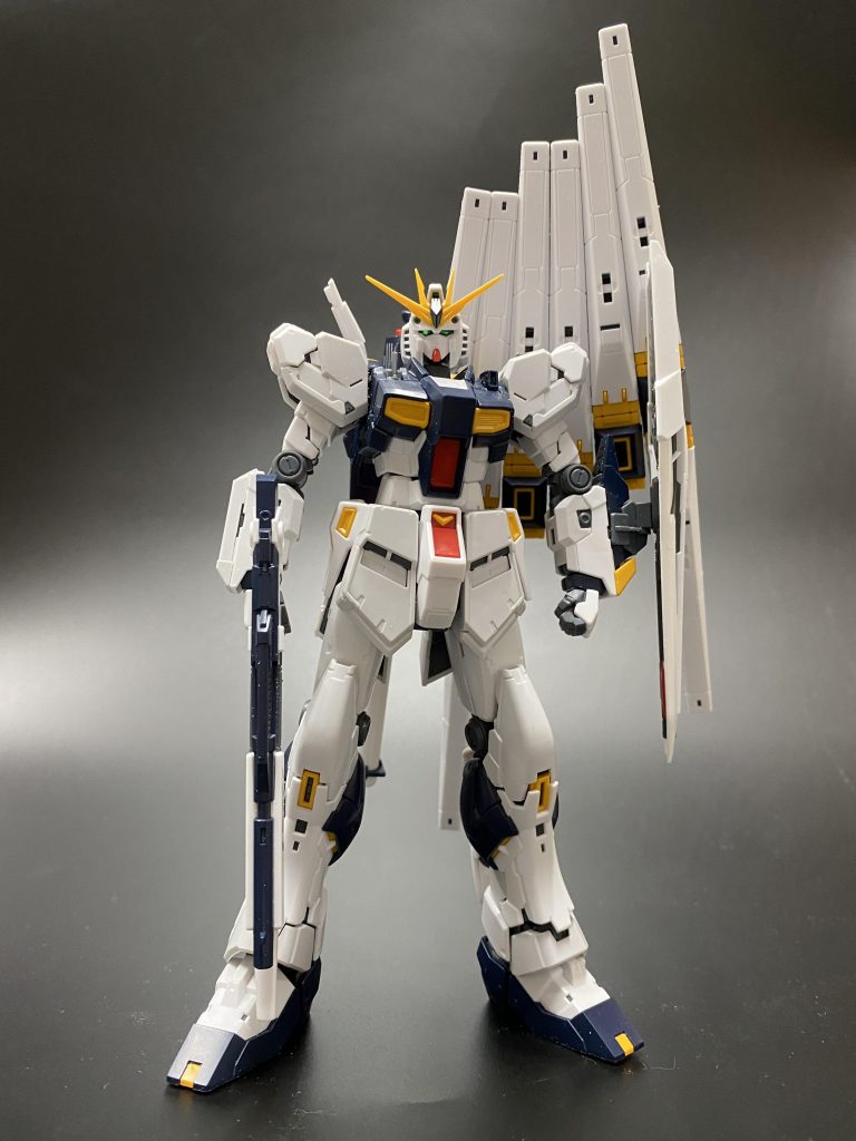 素組みの状態。