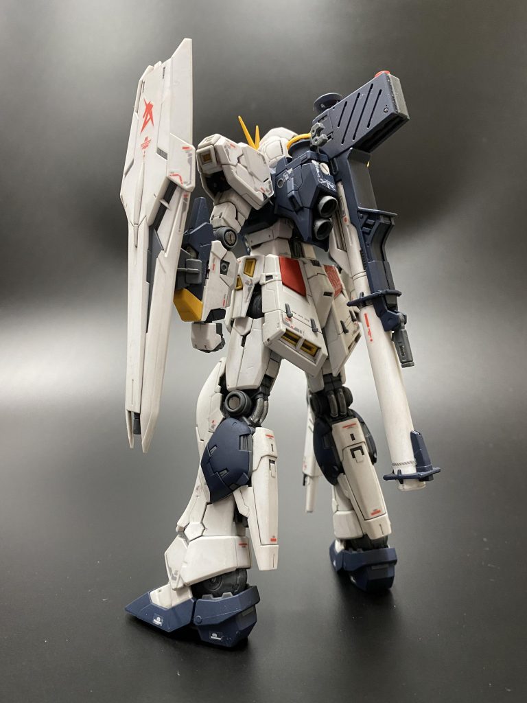 全体にウォッシングはかけましたが、墨入れが残るぐらいに拭きあげました。