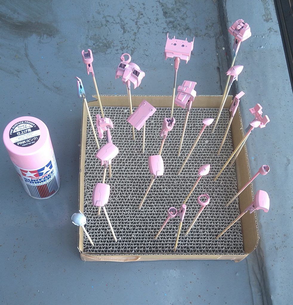 赤発色のため初めてピンクサフ使用。おかげで綺麗な赤になりました。