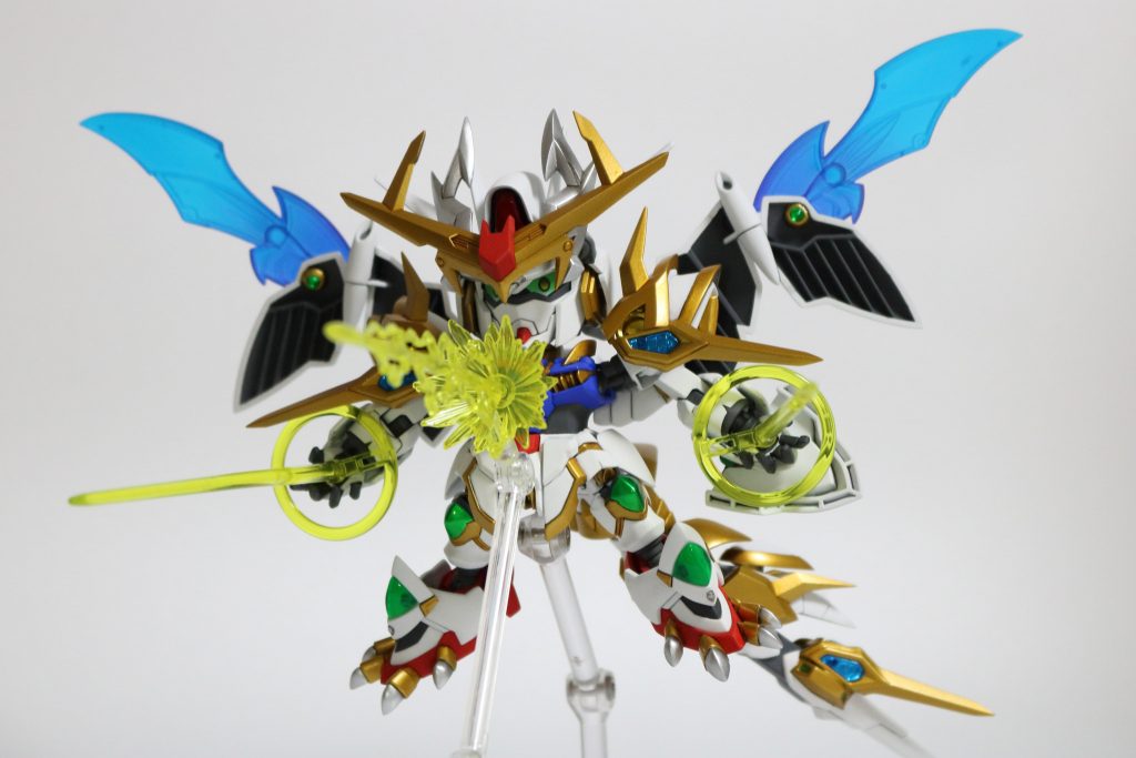 ビーム放射状態。30mmのエフェクトパーツを使用してます。