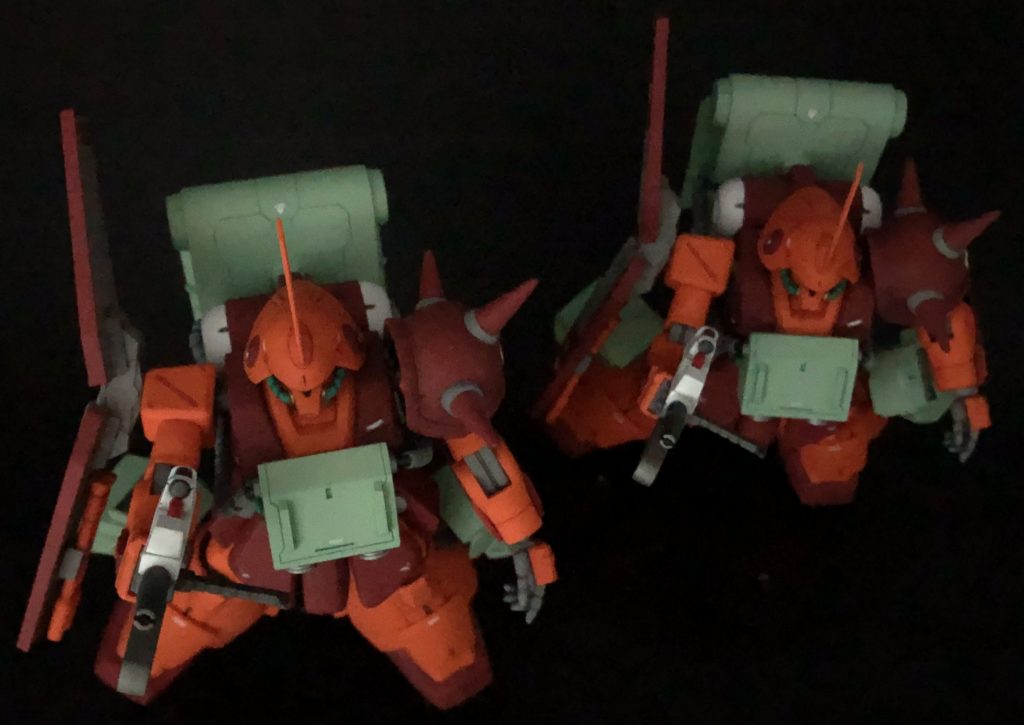 発進後・・・ジェリド:「ガンダムMk-2は出ているか?!」カクリコン:「焦るなよ。場所が場所だ、重力に引かれるぞ。」ジェリド:「だからこそチャンスだと言ったんだろ。」カクリコン:「そりゃ〜そうだ。」