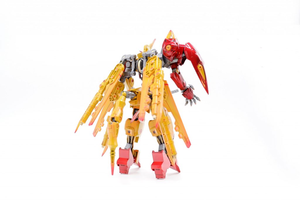 BACKミキシングには主にキマリスヴィダール、グリムゲルデ、ジンクス、バトルアームズアームを使用 異形さを出すために大胆にジンクスの胴体を腕としてしました