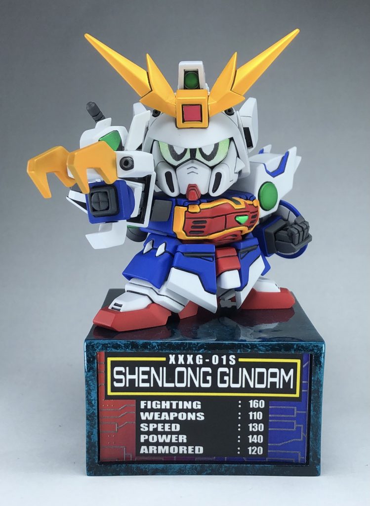 胸は前後で幅詰め、脇腹の底面にプラ板で延長。