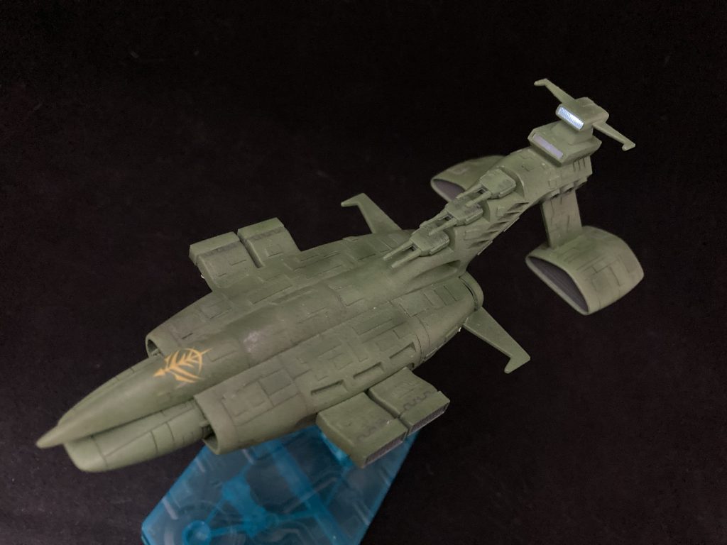 1/1200 ジオン軍巡洋艦 ムサイ–3枚目/制作者：marion(まあ)