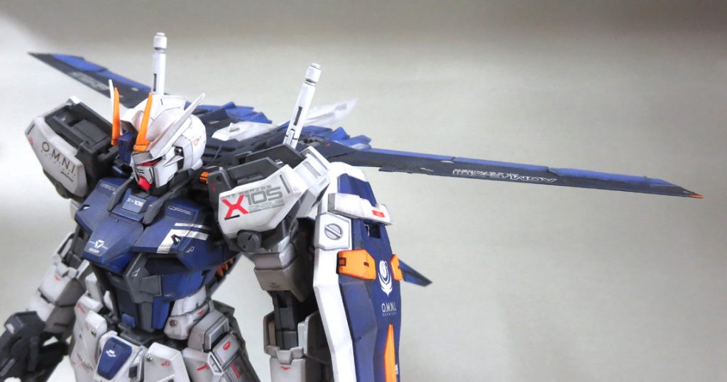 MG 1/100ストライクガンダムver.RM（デジタルディオラマ追加）–3枚目/制作者：@dog_mask