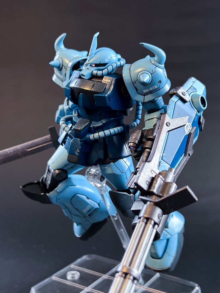 HGUC グフカスタムを筆塗り部分塗装–7枚目/制作者：@praZo001
