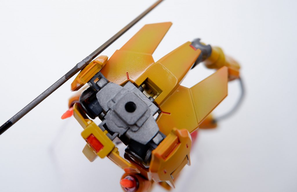 蠍となるパーツの接続部分にシリンダーみたいものをつけて接続をすることができたことですね。見えなくなる部分ですが本当にささやかなこだわりです