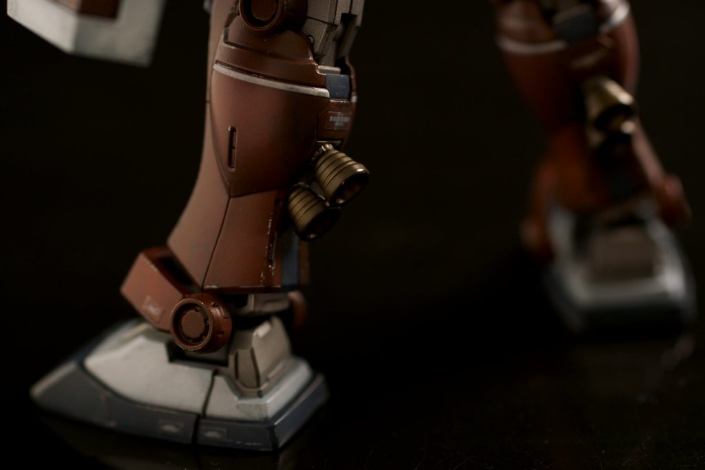 ノズル系は今回は重たい感じ(リアルに)振ってみました。目立たない地味な作業ですけど、暫くこの色で行ってみようかな。