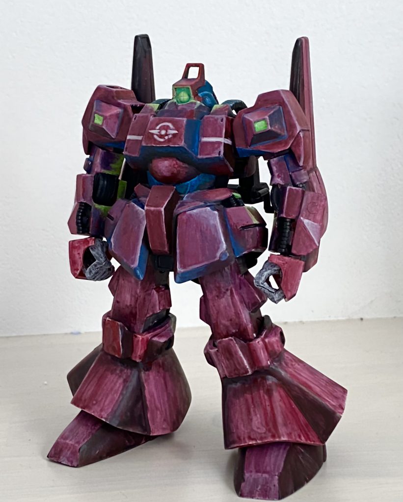 上から色を重ねていきます。